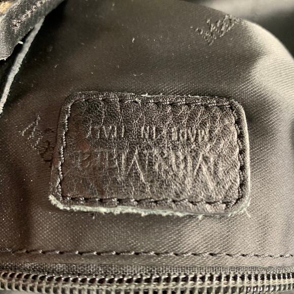 MAX MARA Black Leather Tote Top Handles Zip Handbag - Picture 9 of 9